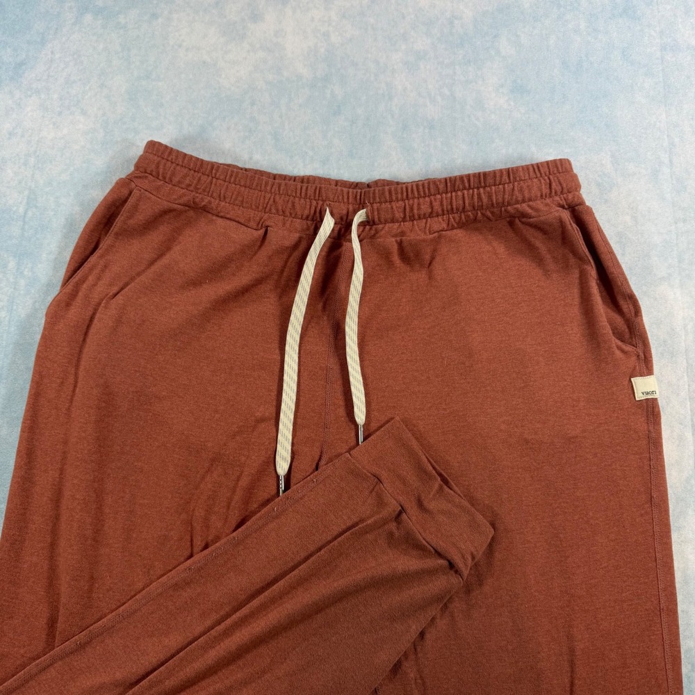 Vuori Performance Joggers Womens Medium Rust Good DreamKnit Slim Fit Pants